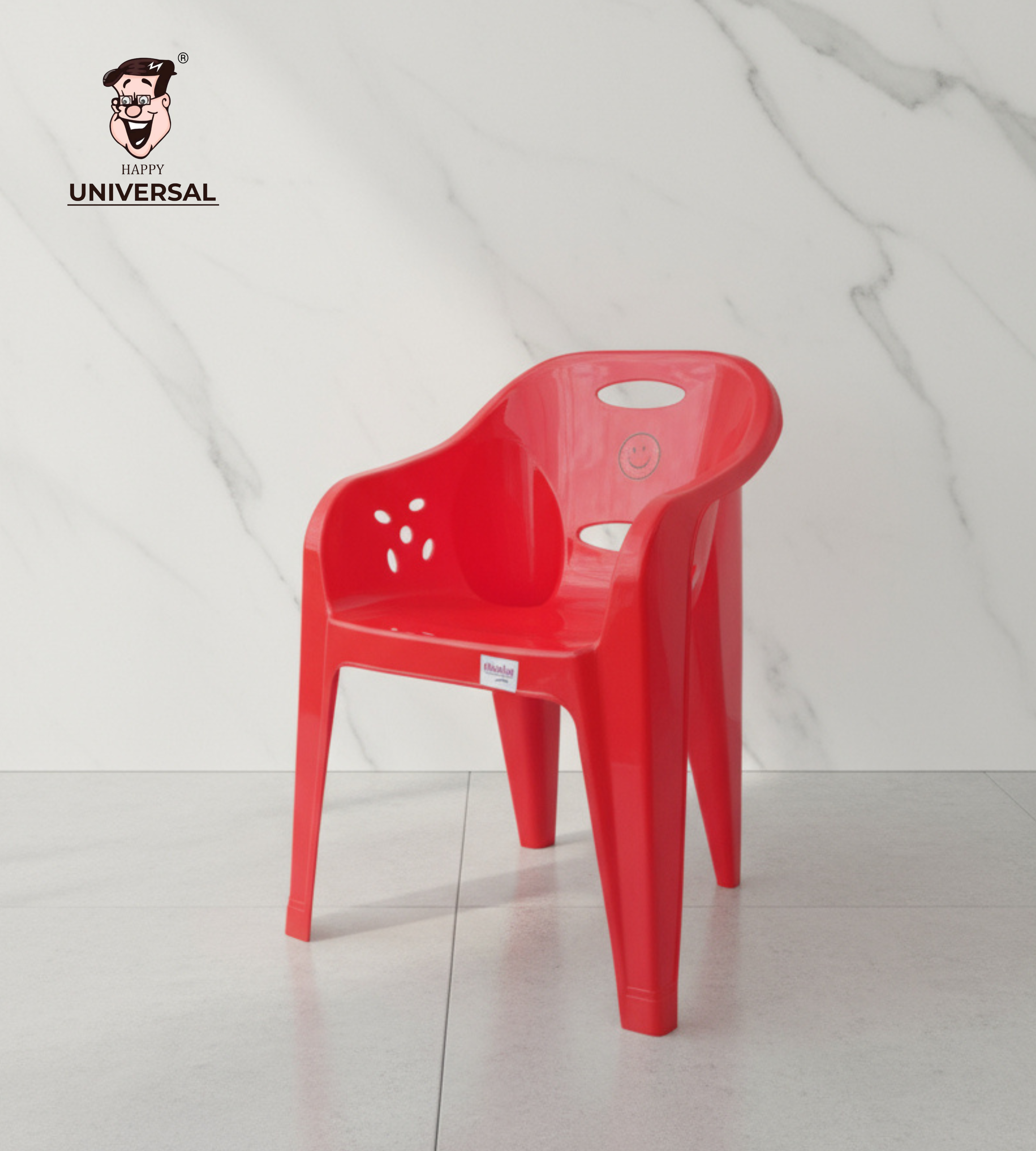 Marble Tub Baby Chair (Red)